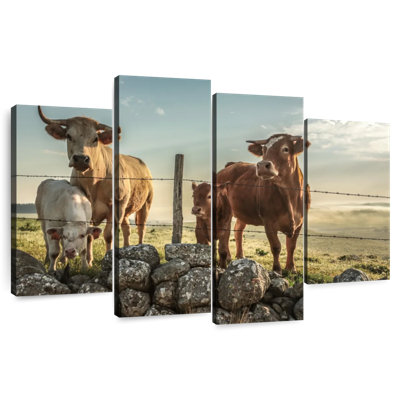 Famille de vaches simples Brampt