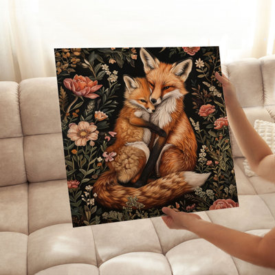 Animaux, reproduction d'art sans cadre William Morris Fox VII Cottage