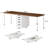 Computer Desk,Two Person Office Desk,Worksation