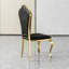 Ensemble de 2 chaises de salle à manger, chaises rembourrées avec pieds en acier inoxydable, chaises d'appoint pour salle à manger, salon