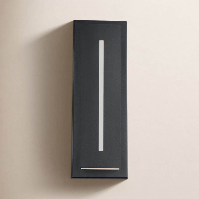 Midnight LED Outdoor Flush Mount, 16" H, 3000K