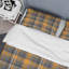 Ensemble de housse de couette en microfibre argent / jaune 3 pièces-351917658
