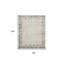 Tapis abstrait ivoire et gris 8 pi x 10 pi