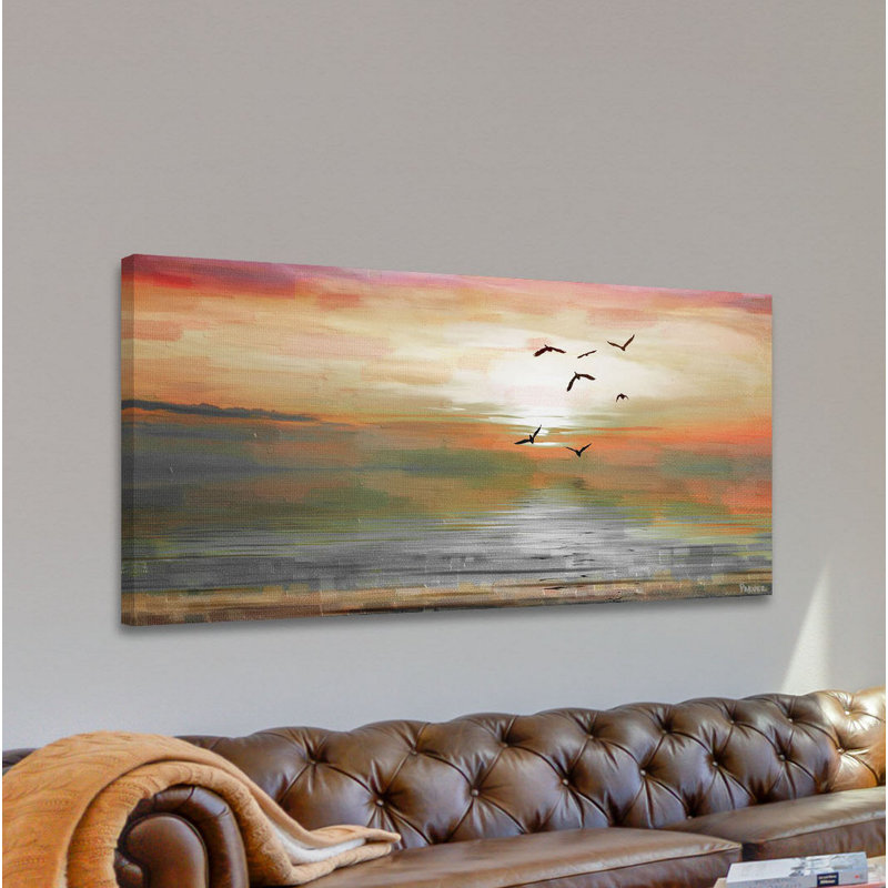 Reproduction d’art sur toile tendue « kettering », H 22,5 po x l 45 po x P 1,5 po