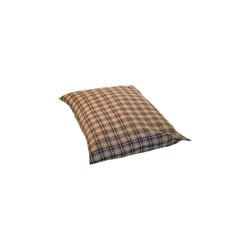 Classic Check Geometric Cotton Pet Bed, Large (87 cm x 128 cm)