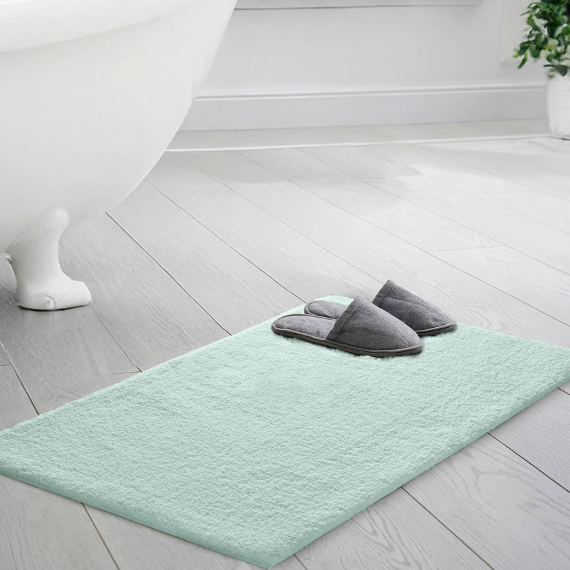 20X30" Heavy Weight Marshmallow Bath Rug With Soft Feel, Quick Dry & Absorbent, , High Pile Microfiber, Non-Skid Latex Backing, , Machine Washable Rug, , Dry, Resilient