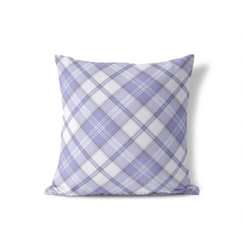 Coussin Diamond, H 20 po x l 20 po, Mauve