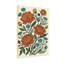 Plantes et fleurs avec motif floral orange et bleu-2073124532
