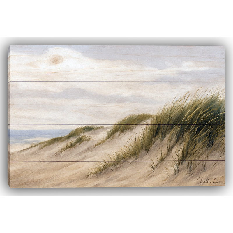 «Sandy Dunes Serenity - Coastal Grasslands», art sur toile, H 30 po x l 40 po