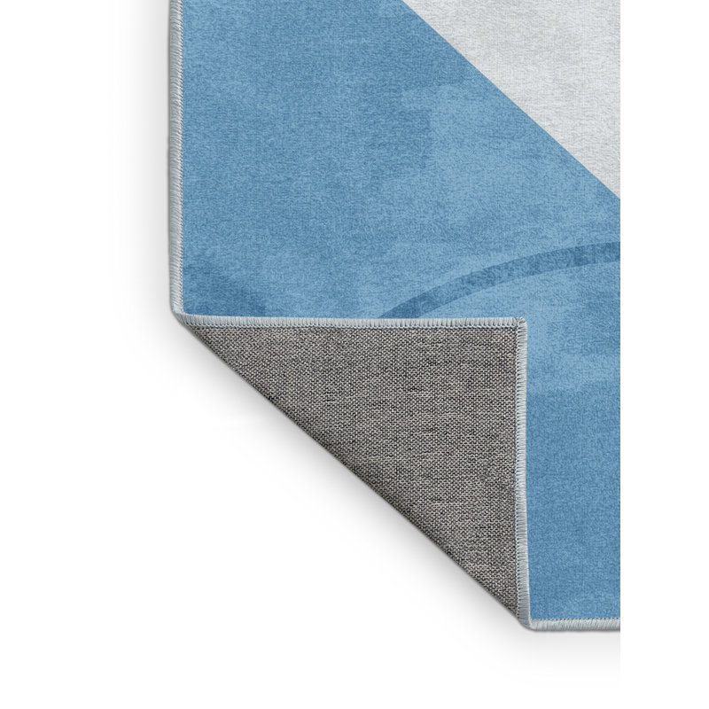 Tapis bleu de la patinoire Medford, 5 x 8
