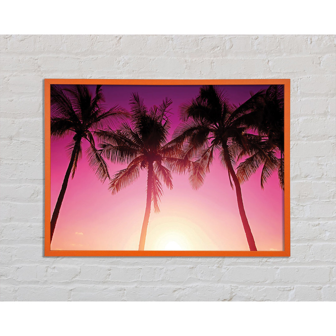 Ajiya Los Angeles Sunset Palms - Druck