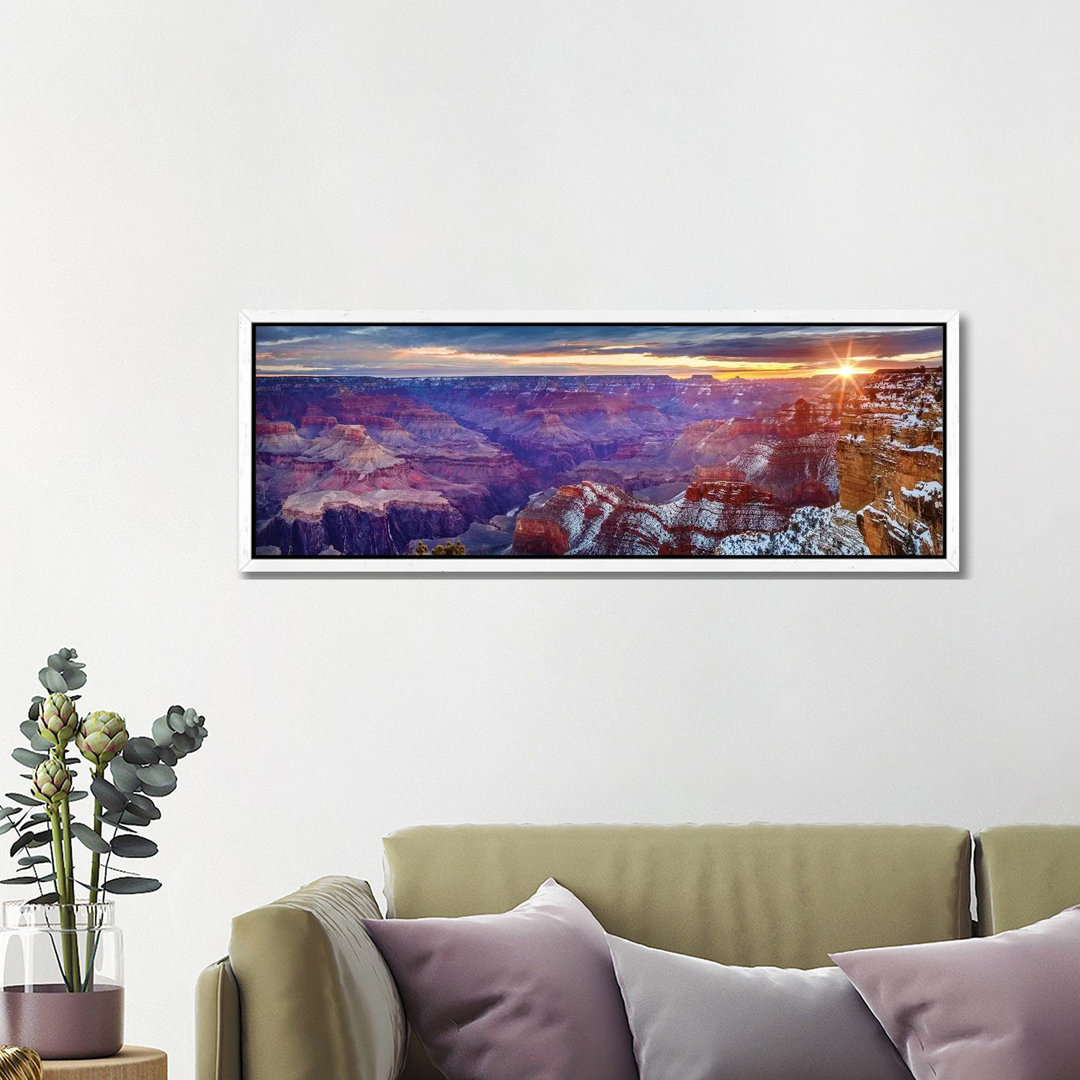 Hopi Point Sunrise II von Susanne Kremer - Panoramagalerie-Giclée auf Leinwand