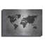 «Rivetage World Map» par James Wiens, art mural en métal-320532053