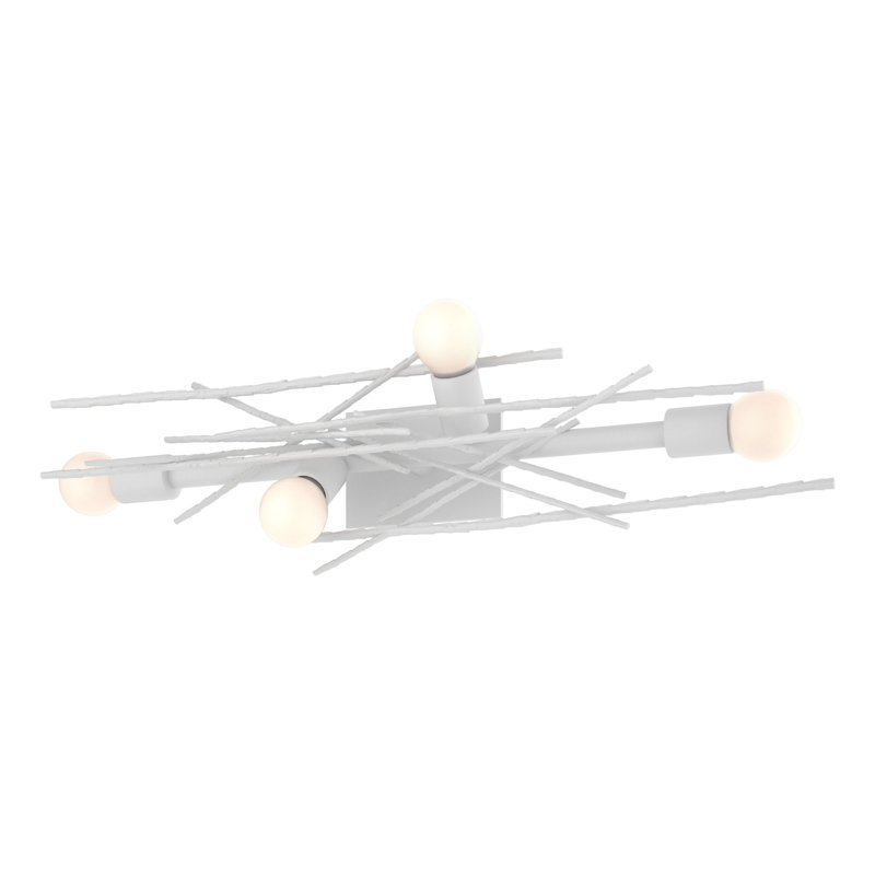 Brindille Steel Armed Sconce, White