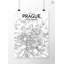 « prague city map », reproduction d’impression sur affiche en tons-31735669