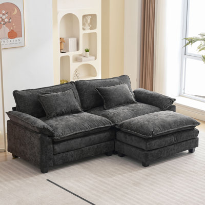 Canapé modulaire avec repose-pieds de 86 po Arale