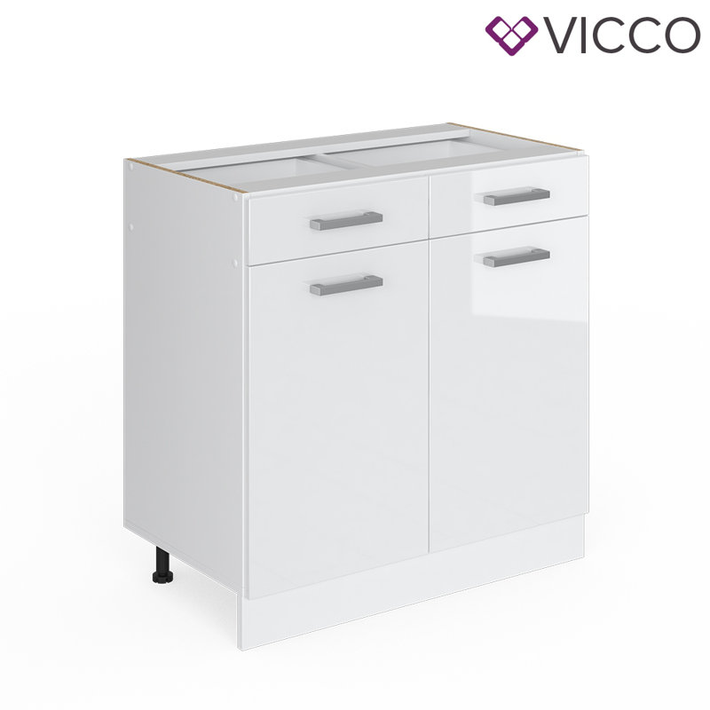 Mehpare Glossy Base Unit, White