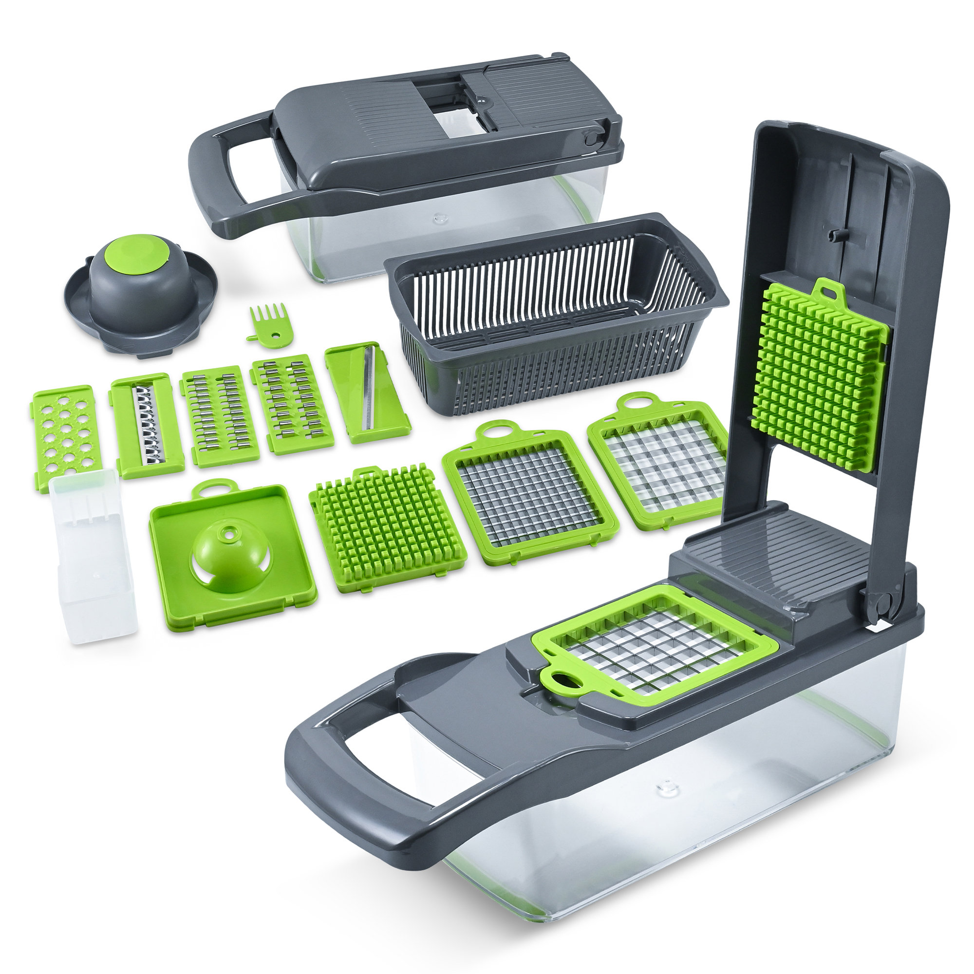 Cheer Collection 10-In-1 Vegetable Slicer and Chopper & Reviews | Wayfair