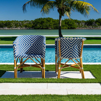 Ensemble de 2 fauteuils bistro Panama Jack Tia