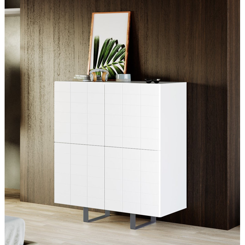 Baragrey 110cm Sideboard, White