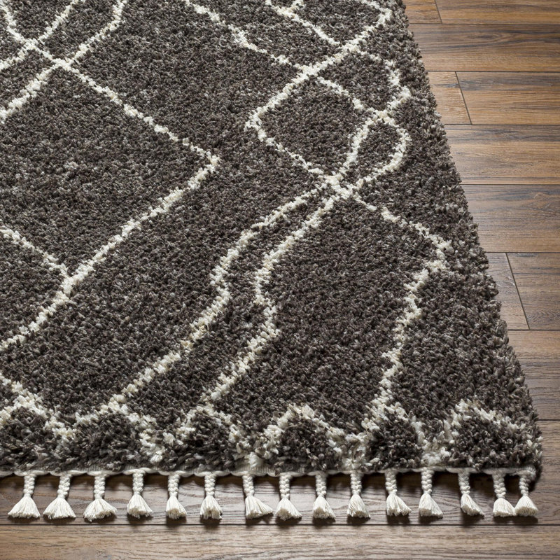 Abstract Indoor Rug, Rectangle 9'2" x 12'