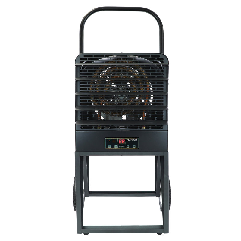 King Electric 10000 Watt 34121 BTU Electric Utility Space Heater with Adjustable Thermostat , Remote Included and with Digital Display