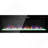 60 Inch Recessed Ultra Thin Tempered Glass Front Wall Mounted Electric Fireplace With Remote And Multi Color Flame & Emberbed, LED Light Heater-620035756