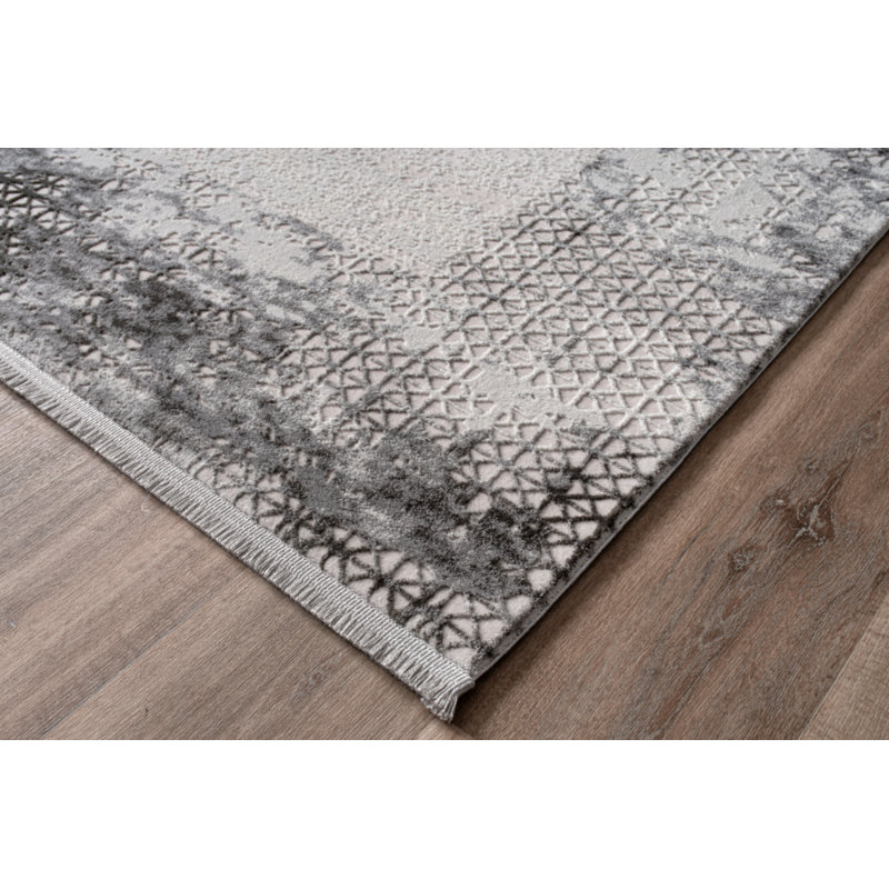 Tapis rectangulaire en coton Nastase, Rectangle 6 pi 6 po x 9 pi 5 po