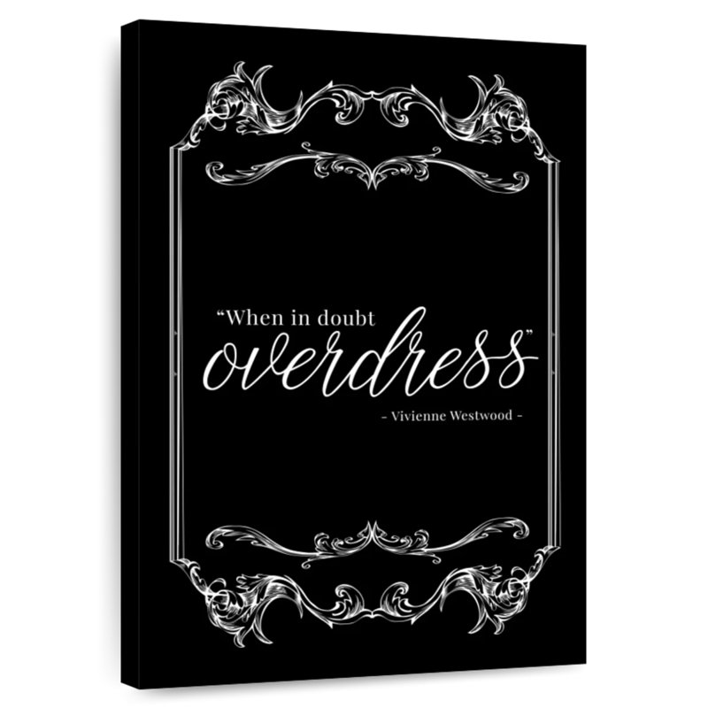Tergel Overdress Typography, 45" H x 30" W