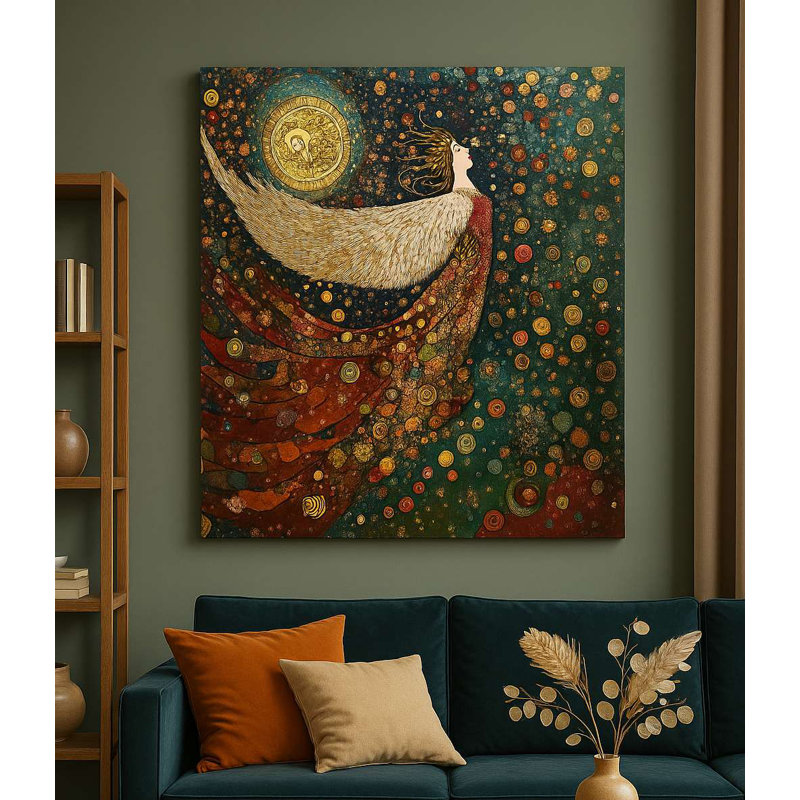 Superbe peinture sur toile décorative de 19,7 po x 27,6 po | 100% toile avec cadre 100% bois (épaisseur: 0,8 x 1,2 pouces) | Parfaite pour le salon, la chambre à coucher ou le bureau, cette œuvre d'art élégante convient à tout espace