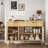 Kitchen Storage Cabinet With Drawers And Doors, Modern Fluted Sideboard Buffet Cabinet With Adjustable Shelves For Living Room
