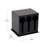 Mind Reader Utensil Dispenser, Silverware Organizer, Plastic Fork and Spoon Dispenser, Kitchen, Black