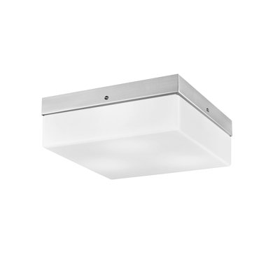 12" Flush Mount, 3-Bulbs, Show With Glass
