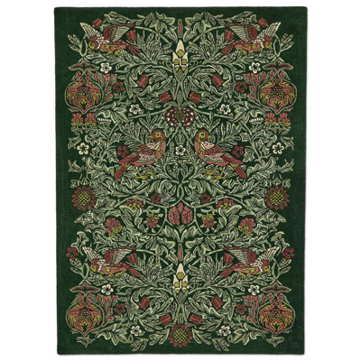 Hand Tufted Wool Floral Area Rug