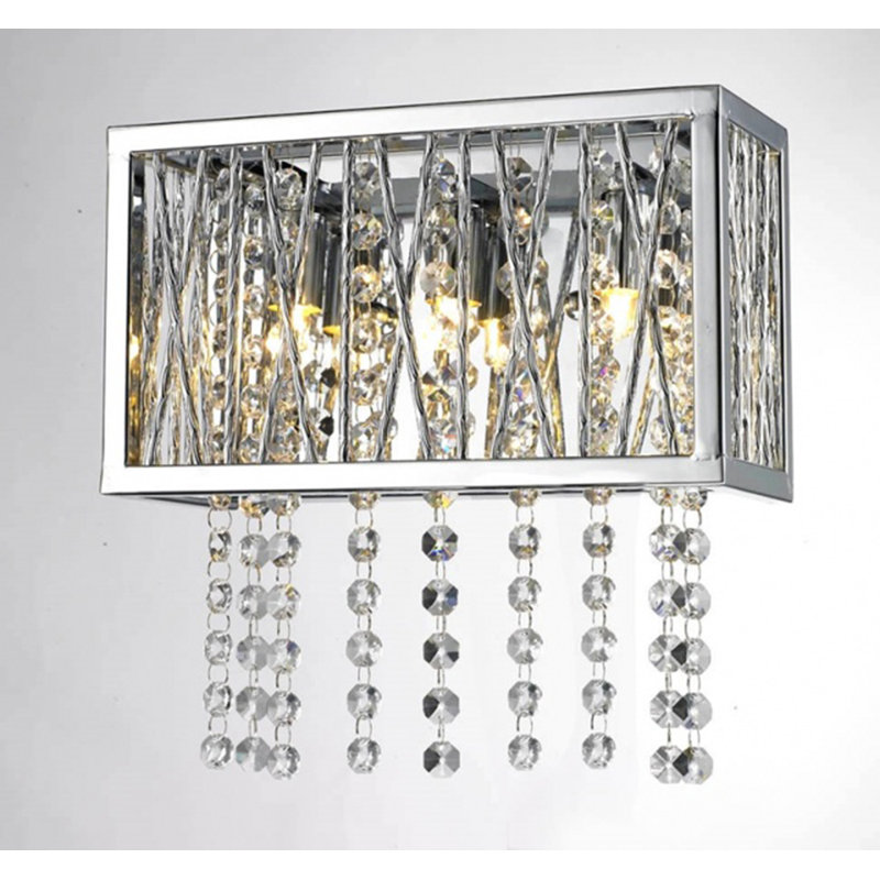 Applique murale en cristal 3 lumières Cox Modern
