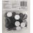 1" Round Domed Self-Stick Felt Furniture Pads, Black (60 Pack)