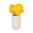 Zed Ribbed Ceramic Handcrafted Watertight Table Vase-86749018-86749014