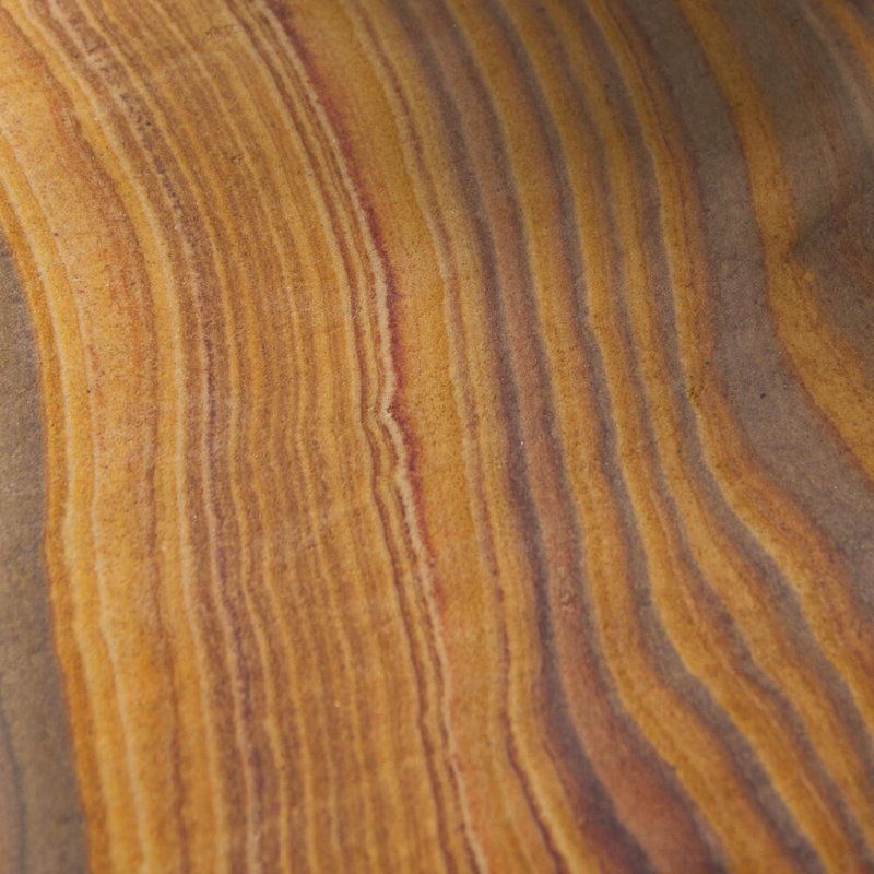 Table de bout en marbre Alysson, Brun