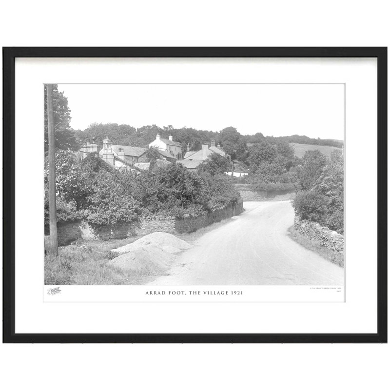 Arrad Foot, The Village 1921 by Francis Frith - Single Picture Frame Print, 60cm H x 80cm W x 2.3cm D