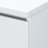 Mid-Century Side Table, 2 Drawers Storage Nightstand, Matte Chrome Handle-2106374088