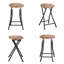 Annmaria Counter Stool with Metal Frame