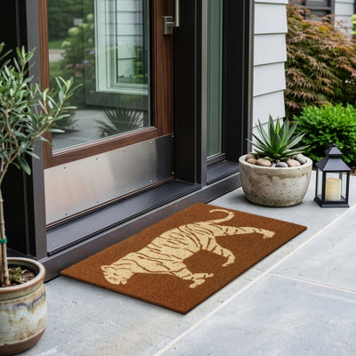 Tiger Doormat 18x30