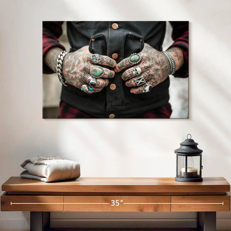 Senne Tattoos, 20" H x 30" W