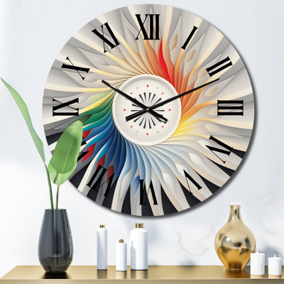 Horloge murale visionnaire