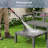 4 - Person Modular Patio Conversation Sets With Cushions, 5-Piece Outdoor All-Weather Waterproof HIPS Sofa Seating Group, Gray-134639721