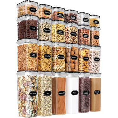 Airtight Food Storage Containers with Lids – 6 Piece Set – Dwellza