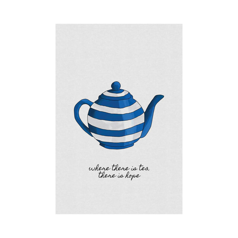 Where There Is Tea There Is Hope by Orara Studio - Gallery-Wrapped Canvas Giclée on Canvas, Wrapped Canvas