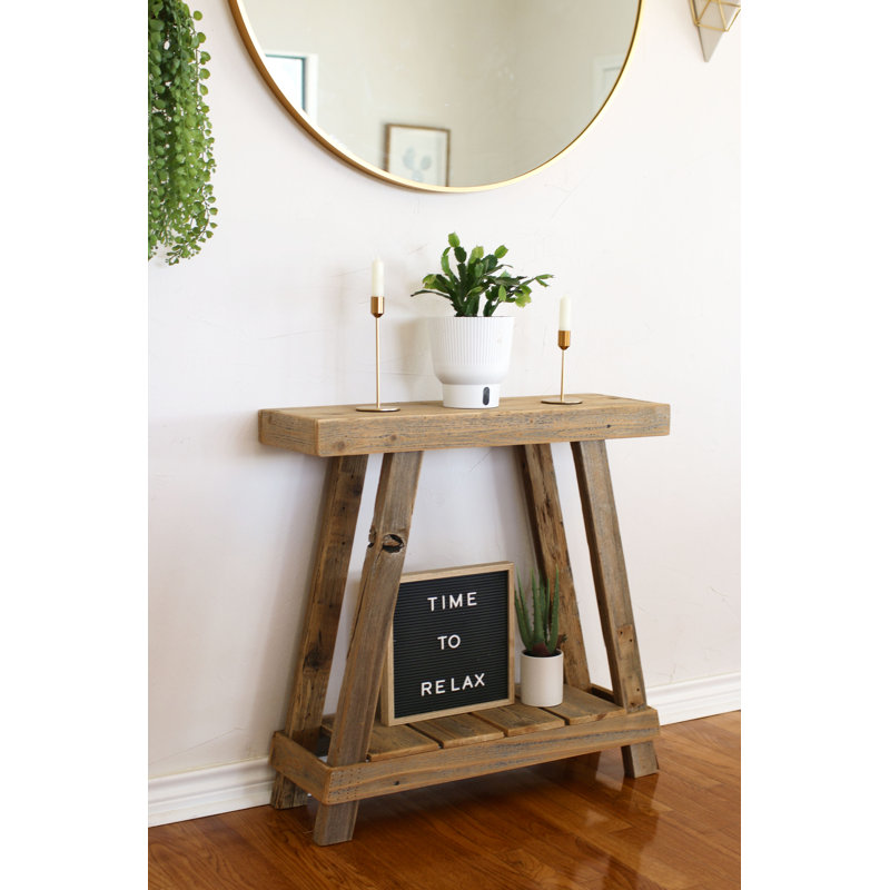Natural 30x10x30 A Frame Console