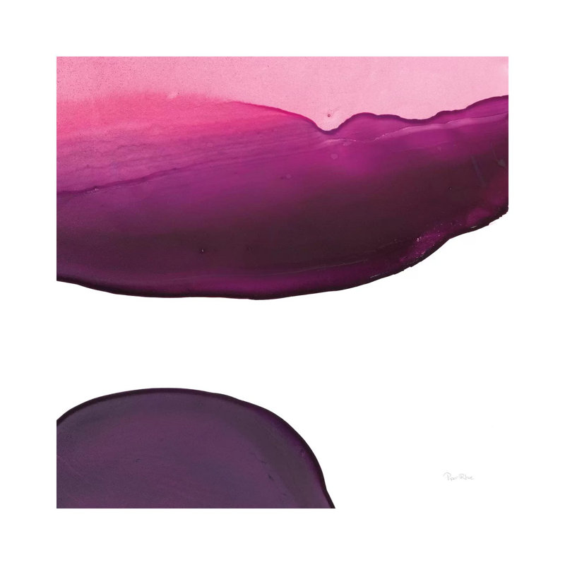 Swish Of Magenta III by Piper Rhue - Wrapped Canvas Painting, 66.04cm H x 66.04cm W x 1.91cm D