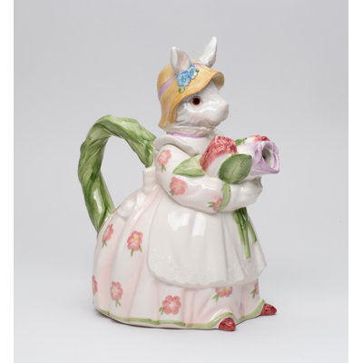 Ceramic Bunny Teapot 32 oz